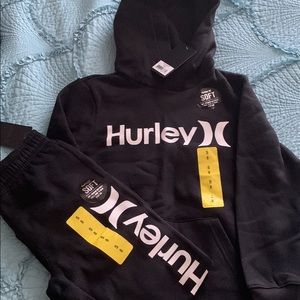 Hurley Boys Size 8 Sweats Jogger Hoodie Set New with tags